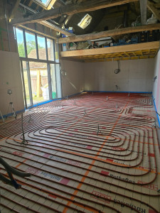 Photo de galerie - Plancher chauffant 