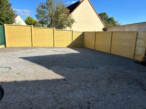 Photo de galerie - Mur en plaque béton décoratif 