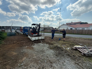 Photo de galerie - Arrachage dune haie 