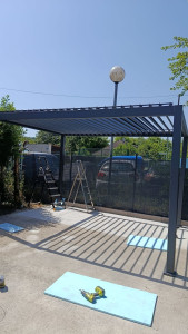 Photo de galerie - Montage pergola 