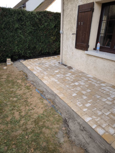 Photo de galerie - La réalisation d'un pavage
