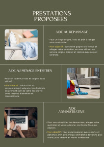 Photo de galerie - Aide au repassage, ménage entretien et aide administrative 