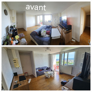 Photo de galerie - Pose de papier peint 