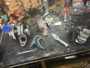 Photo de galerie - Remplacement d’un turbo 1,5 dci 