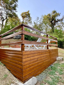 Photo de galerie - Terrasse et bardage piscine