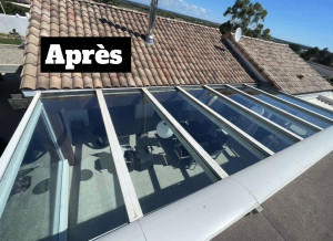 Photo de galerie - Voici l’après nettoyage des vitres