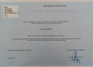 Photo de galerie - Titre professionnel 