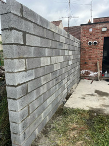 Photo de galerie - Mur parpaing 
