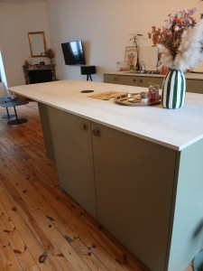 Photo de galerie - Cuisine ouverte,rangement, poussière, aspirateur et lavage .