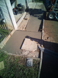 Photo de galerie - Reprise d'une dalle