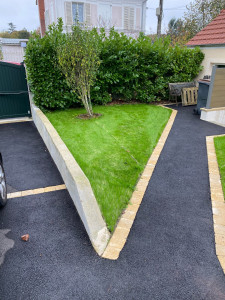 Photo de galerie - Voici un gazon de nappage posé , 3 semaine plus tard .. 