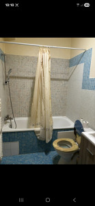 Photo de galerie - Modification baignoire en douche (avant)