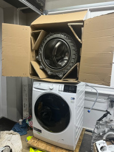 Photo de galerie - Remplacement d’une cuve complète sur Machine à laver Electrolux Mod.EW6F1496RD