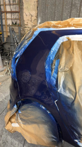 Photo de galerie - Réparation aile arrière + pare choc arrière 