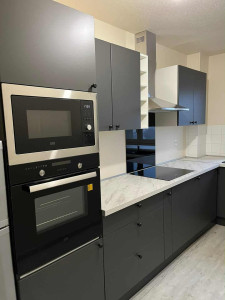 Photo de galerie - Montage cuisine et menuiserie et peinture 