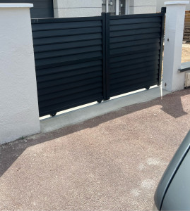 Photo de galerie - Pose de portail 