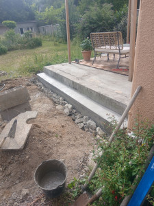 Photo de galerie - Réalisation d'une marche 
