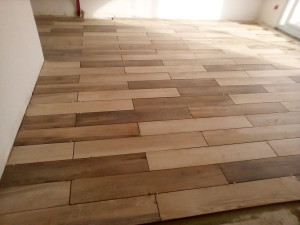 Photo de galerie - Carrelage sol lame