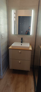 Photo de galerie - Rénovation complète d'une salle de bain.