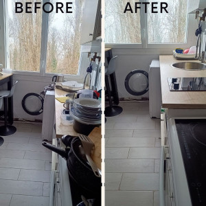 Photo de galerie - Avant et après ménage 