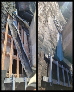 Photo de galerie - Réparation le tour de la cheminée pose d'une nouvelle nos 