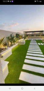 Photo de galerie - Pose de pavés, plantation, aménagement complet.