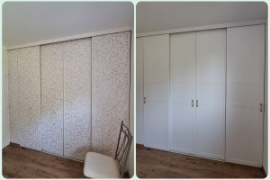 Photo de galerie - Transformation porte de placard