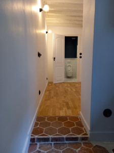 Photo de galerie - Rénovation d'un appartement entièrement ! revêtement de sol et mur  pose de placo, fintion et peinture .