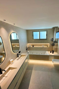 Photo de galerie - Pose carrelage ( après ) salle de bain 