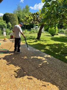 Photo de galerie - Nettoyage terrasse 