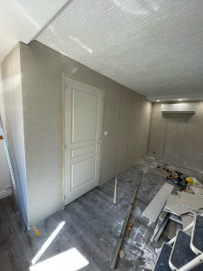 Photo de galerie - Fin pose placo 