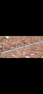 Photo de galerie - Création de une cheneau en zinc sur mesure avec toiture complète refect