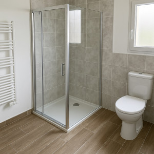 Photo de galerie - Carrelage complet salle de bain