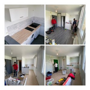 Photo de galerie - Rénovation d’appartement avant mise en location part le client 