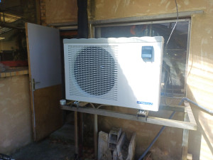 Photo de galerie - Pose pompe a chaleur.







