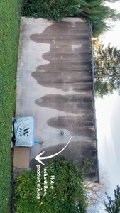 Photo de galerie - Ce produit fait disparaître les taches noir et tenace et hydrofuge la pierre  sans passer les karsher