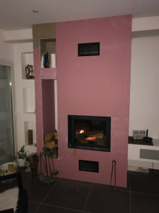 Photo de galerie - Création et installation d’une cheminée 