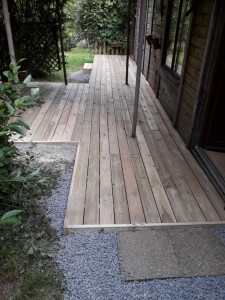 Photo de galerie - Pose terrasse bois