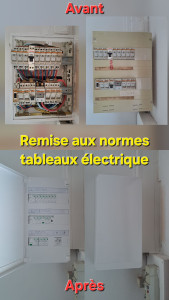 Photo de galerie - Remise aux normes tableau electrique