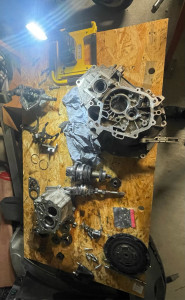 Photo de galerie - Réfection boîte de vitesse fiât 500