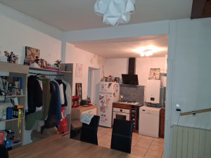 Photo de galerie - Abattage de la cloison sallon cuisine,..gains visuels, gains d'espace, modernité,..
