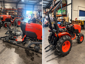 Photo de galerie - Remontage d'un tracteur Kubota avec son système hydraulique 