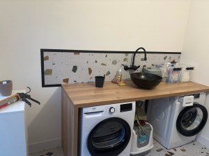 Photo de galerie - Rénovation d’une buanderie.