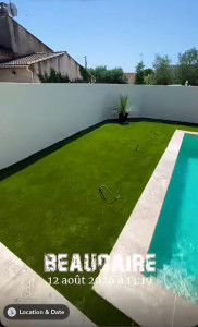 Photo de galerie - Gazon synthétique 