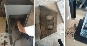 Photo de galerie - Ramonage poêle a granulés