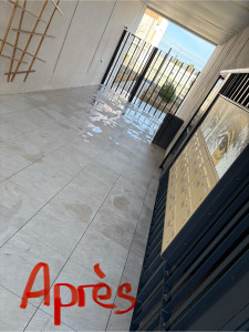 Photo de galerie - Hall d’entrée résidence après nettoyage 