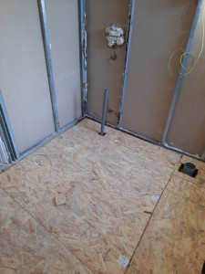 Photo de galerie - Renovation sol et évacuation 