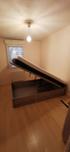 Photo de galerie - Montage d'un lit deux place coffre 