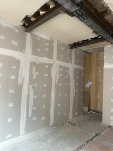 Photo de galerie - Petit chantier sur Villeurbanne, Placo joint