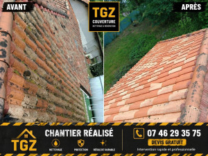 Photo de galerie - Chantier réalisé par l'équipe TGZ ( toiture)
